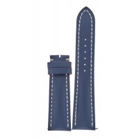 Réplique Bracelet pour homme en cuir de veau bleu Breitling 22-20 mm 105X