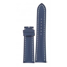 Réplique Bracelet pour homme en cuir de veau bleu Breitling 22-20 mm 105X