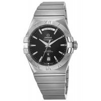 Réplique Montre Omega Constellation Chronomètre Jour Date 38 mm pour homme 123.10.38.22.01.001