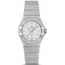 Réplique Montre Omega Constellation Co-Axial Master Chronometer avec cadran diamant pour femme 127.10.27.20.52.001