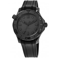 Réplique Montre Omega Seamaster Diver 300 M noire en céramique noire pour homme 210.92.44.20.01.003