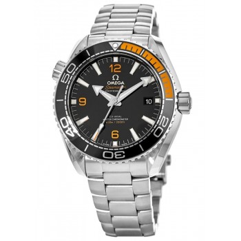 Réplique Montre Omega Seamaster Planet Ocean 600M 43,5 mm automatique pour homme en acier avec cadran noir 215.30.44.21.01.002