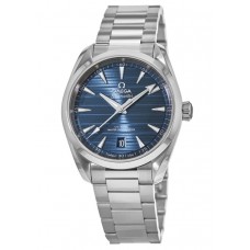 Réplique Montre Omega Seamaster Aqua Terra 150m Master Co-Axial 38 mm pour homme avec cadran bleu 220.10.38.20.03.001