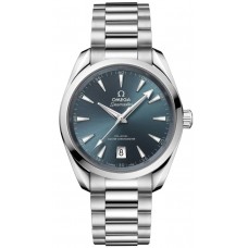 Réplique Montre pour homme Omega Seamaster Aqua Terra avec cadran bleu en acier 220.10.38.20.03.003