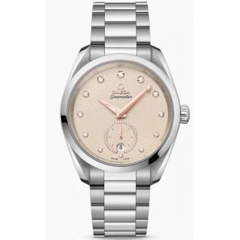 Réplique Montre Omega Seamaster Aqua Terra 150m Master Co-Axial pour femme en acier avec cadran gris 220.10.38.20.59.001