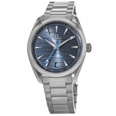 Réplique Montre pour homme Omega Seamaster Aqua Terra 150 m Master Co-Axial en acier avec cadran bleu 220.10.41.21.03.002