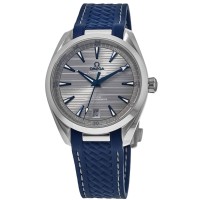 Réplique Montre pour homme Omega Seamaster Aqua Terra 150 m Master Co-Axial avec cadran gris et bracelet en caoutchouc 220.12.41.21.06.001