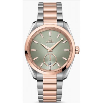 Réplique Montre pour femme Omega Seamaster Aqua Terra 150m Master Co-Axial cadran vert clair en acier 220.20.38.20.10.001