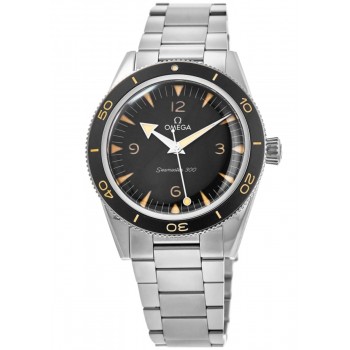 Réplique Montre pour homme Omega Seamaster 300 Master Co-Axial en acier avec cadran noir 234.30.41.21.01.001