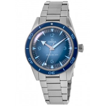 Réplique Montre pour homme Omega Seamaster 300 Master Co-Axial 41 mm 75e anniversaire avec cadran bleu en acier 234.30.41.21.03.002