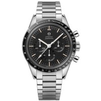 Réplique Montre pour homme Omega Speedmaster Calibre 321 chronographe 39,7 mm cadran noir en acier 311.30.40.30.01.001