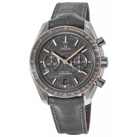 Réplique Omega Speedmaster Moonwatch Co-Axial Chronographe Gris Côté De La Lune Cadran Météorite Montre Pour Homme 311.63.44.51.99.002