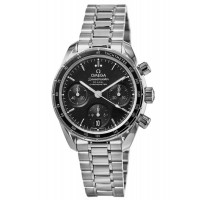 Réplique Omega Speedmaster Co-Axial Chronographe 38 mm Cadran noir en acier Montre unisexe 324.30.38.50.01.001