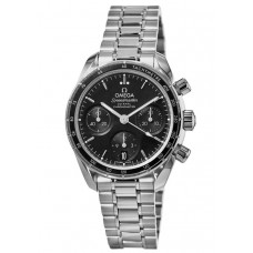 Réplique Omega Speedmaster Co-Axial Chronographe 38 mm Cadran noir en acier Montre unisexe 324.30.38.50.01.001