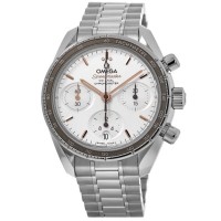 Réplique Omega Speedmaster Co-Axial Chronographe 38 mm Cadran argenté Montre unisexe en acier 324.30.38.50.02.001