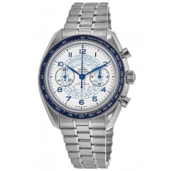 Réplique Omega Speedmaster Chronoscope Co-Axial Master Chronometer Chronographe 43 mm Cadran argenté Montre pour homme 329.30.43.51.02.001