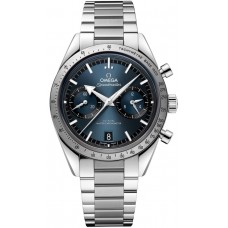 Réplique Omega Speedmaster '57 Co-Axial Master Chronometer Chronographe 40,5 mm Cadran bleu Acier Montre pour homme 332.10.41.51.03.001