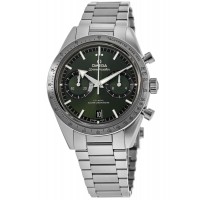 Réplique Omega Speedmaster '57 Co-Axial Master Chronometer Chronographe 40,5 mm Cadran vert en acier Montre pour homme 332.10.41.51.10.001