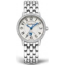 Réplique Jaeger LeCoultre Rendez-Vous Night &amp; Montre pour femme en acier inoxydable avec cadran argenté de 29 mm Day 3468130