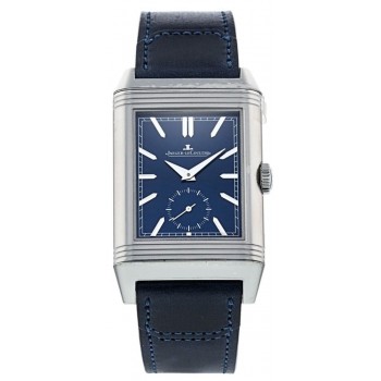 Réplique Montre Jaeger LeCoultre Reverso Tribute pour homme avec cadran bleu 3988482