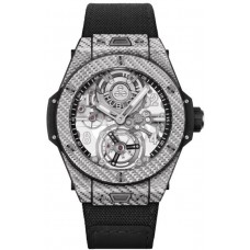 Réplique Montre pour homme Hublot Big Bang Tourbillon avec cadran saphir automatique et bracelet en tissu 419.YS.0170.NR