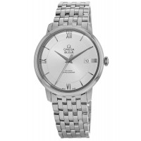 Réplique Montre pour homme Omega De Ville Prestige Co-Axial 39,5 mm avec cadran opalin-argenté 424.10.40.20.02.003