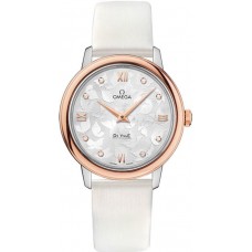 Réplique Montre Omega De Ville Prestige Quartz 32,7 mm pour femme 424.22.33.60.52.001