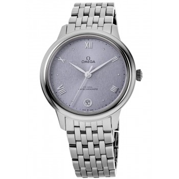 Réplique Montre pour femme Omega De Ville Prestige Co-Axial Master Chronometer 34 mm cadran violet en acier 434.10.34.20.03.001