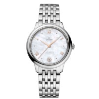 Réplique Montre pour femme Omega De Ville Prestige Co-Axial Master Chronometer 34 mm Cadran nacre en acier 434.10.34.20.05.001