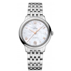 Réplique Montre pour femme Omega De Ville Prestige Co-Axial Master Chronometer 34 mm Cadran nacre en acier 434.10.34.20.05.001