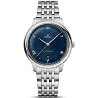 Réplique Montre pour homme Omega De Ville Prestige Co-Axial Master Chronometer 40 mm en acier avec cadran bleu 434.10.40.20.03.001