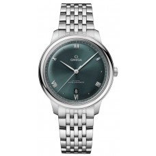 Réplique Montre pour homme Omega De Ville Prestige Co-Axial Master Chronometer 40 mm en acier avec cadran vert 434.10.40.20.10.001