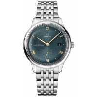 Réplique Montre pour homme Omega De Ville Prestige Co-Axial Master Chronometer Petite seconde 41 mm Cadran vert en acier 434.10.41.20.10.001