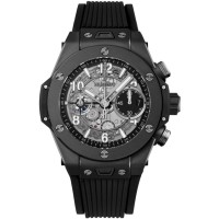 Réplique Montre pour homme Hublot Big Bang chronographe cadran squelette bracelet en caoutchouc 441.CI.1171.RX