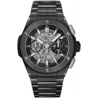 Réplique Montre pour homme Hublot Big Bang Integral Black Magic avec cadran squelette en céramique 451.CX.1170.CX