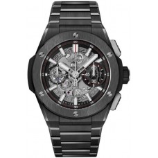 Réplique Montre pour homme Hublot Big Bang Integral Black Magic avec cadran squelette en céramique 451.CX.1170.CX