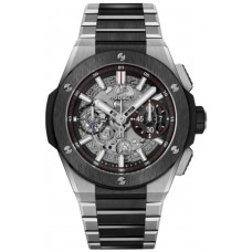 Réplique Montre pour homme Hublot Big Bang avec cadran squelette en céramique et titane intégré 451.NM.1170.NM