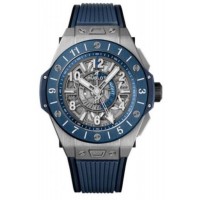 Réplique Montre Hublot Big Bang Unico GMT Titane Bleu pour Homme 471.NL.7112.RX