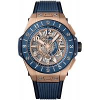 Réplique Montre Hublot Big Bang Unico GMT automatique King Gold pour homme 471.OL.7128.RX