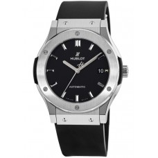 Réplique Montre Hublot Classic Fusion Automatique 45 mm Cadran Noir Titane Pour Homme 511.NX.1171.RX