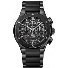 Réplique Montre pour homme Hublot Classic Fusion Aerofusion Black Magic avec cadran squelette 528.CM.0170.CM