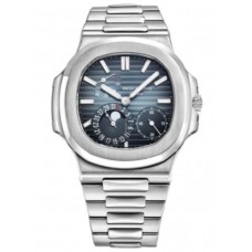 Réplique Montre pour homme Patek Philippe Nautilus en acier à cadran bleu 5712/1A-001