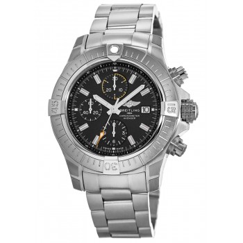 Réplique Montre Breitling Avenger Chronograph 45 pour homme avec cadran noir en acier inoxydable A13317101B1A1