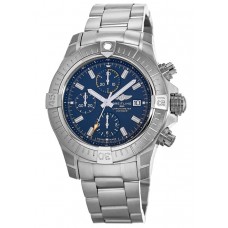 Réplique Montre Breitling Avenger Chronograph 45 automatique à cadran bleu pour homme A13317101C1A1