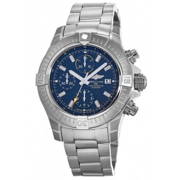 Réplique Montre Breitling Avenger Chronograph 45 automatique à cadran bleu pour homme A13317101C1A1