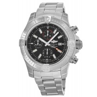 Réplique Montre Breitling Avenger Super Avenger Chronograph 48 pour homme en acier avec cadran noir A13375101B1A1