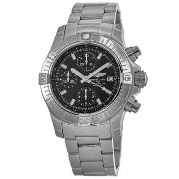 Réplique Montre Breitling Avenger Chronograph 43 pour homme en acier inoxydable avec cadran noir A13385101B1A1