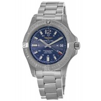 Réplique Montre Breitling Colt 41 automatique pour homme en acier à cadran bleu A17313101C1A1