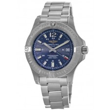 Réplique Montre Breitling Colt 41 automatique pour homme en acier à cadran bleu A17313101C1A1