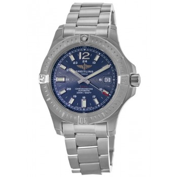 Réplique Montre Breitling Colt 41 automatique pour homme en acier à cadran bleu A17313101C1A1